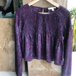Urban Outfitters Purple Long Sleeve Shirt